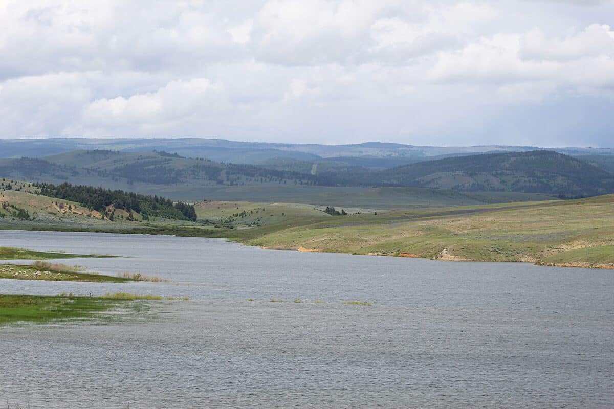 A beautiful expanse of water near the confluence of the Musselshell River, where both the South Fork and the North Fork flow together.